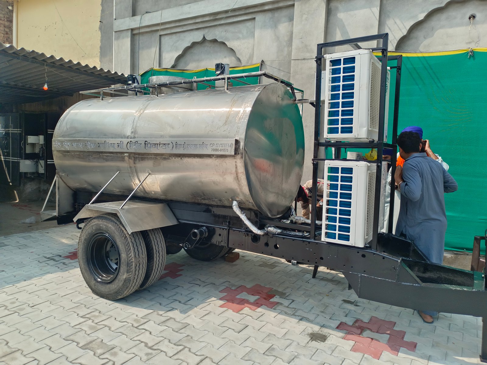 3 Ton Bulk Milk Cooler (BMC) CP Cpsystem | High-Efficiency Milk Chilling Tank